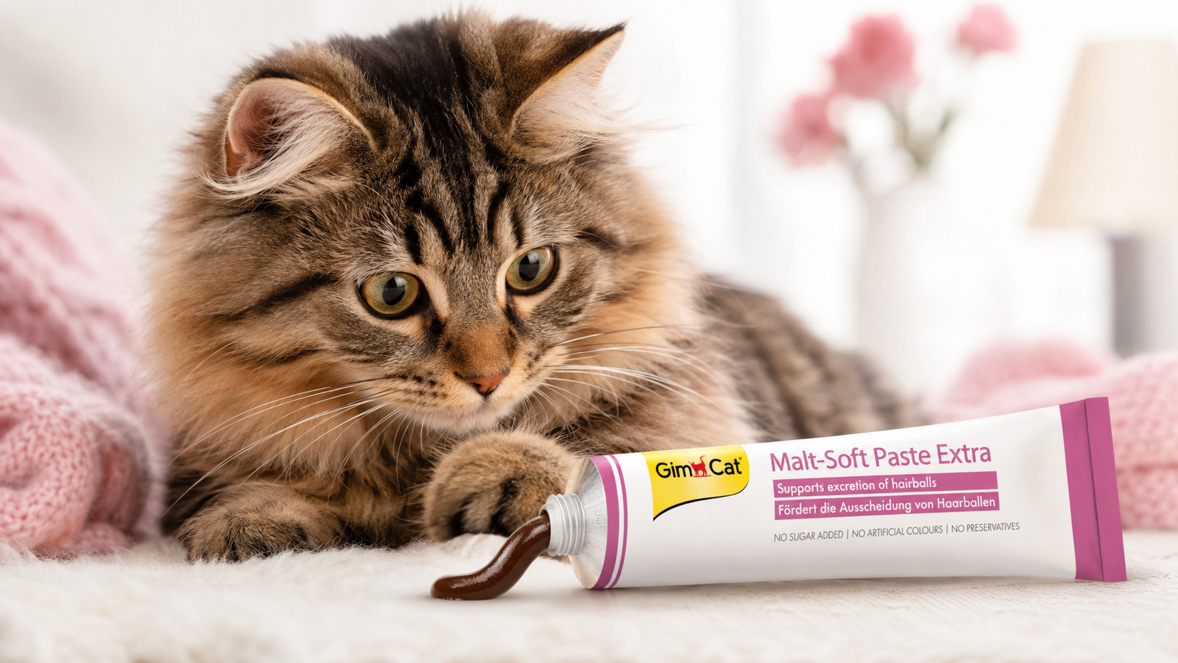 GIMCAT Malt-soft paste - pamlsek pro kočky - 200g - foto 3