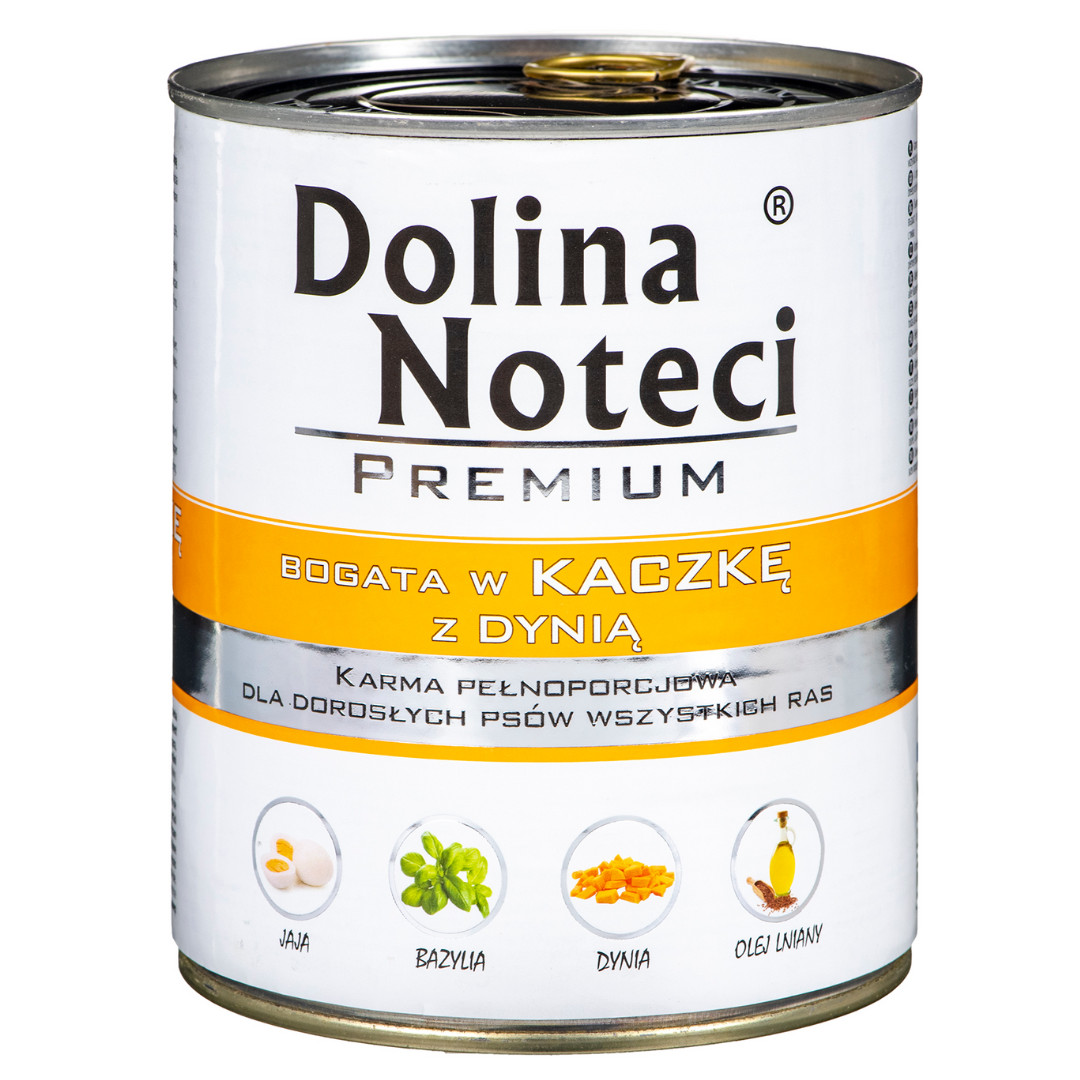DOLINA NOTECI Premium Rich in duck with pumpkin - Mokré krmivo pro psy - 800 g - foto 1