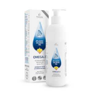 POKUSA RawDietLine Atlantic Salmon Oil - doplňky stravy pro psy a kočky - 1000ml - foto 3