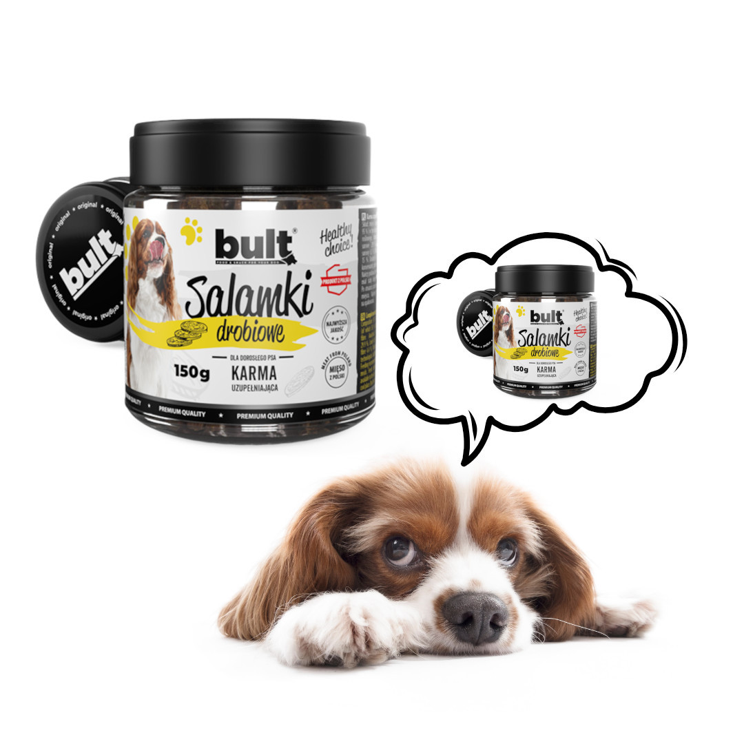 BULT Drůbeží salám - pochoutka pro psy - 150g - foto 1