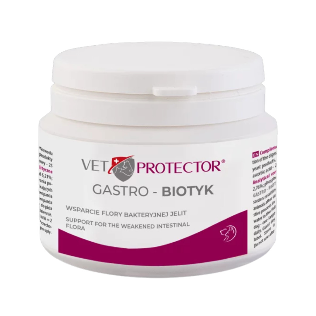 JM SANTE Vet Protector Gastro - Biotyk - multibiotik pro psy a kočky – 60 g - foto 3