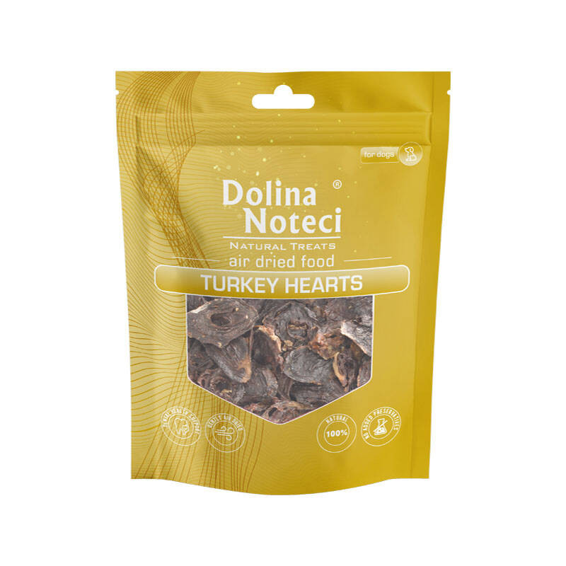 DOLINA NOTECI Natural Treats krůtí srdce – pochoutka pro psa – 150g - foto 1