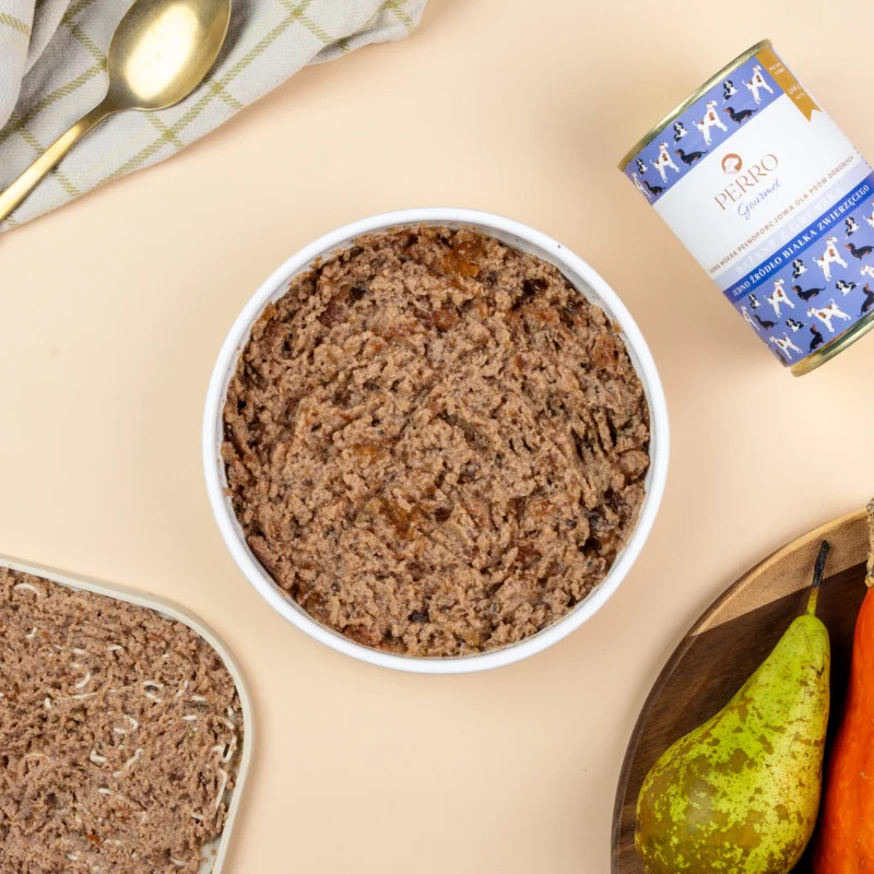 PERRO Gourmet Pheasant with pear - vlhké krmivo pro psy - 800g - foto 2