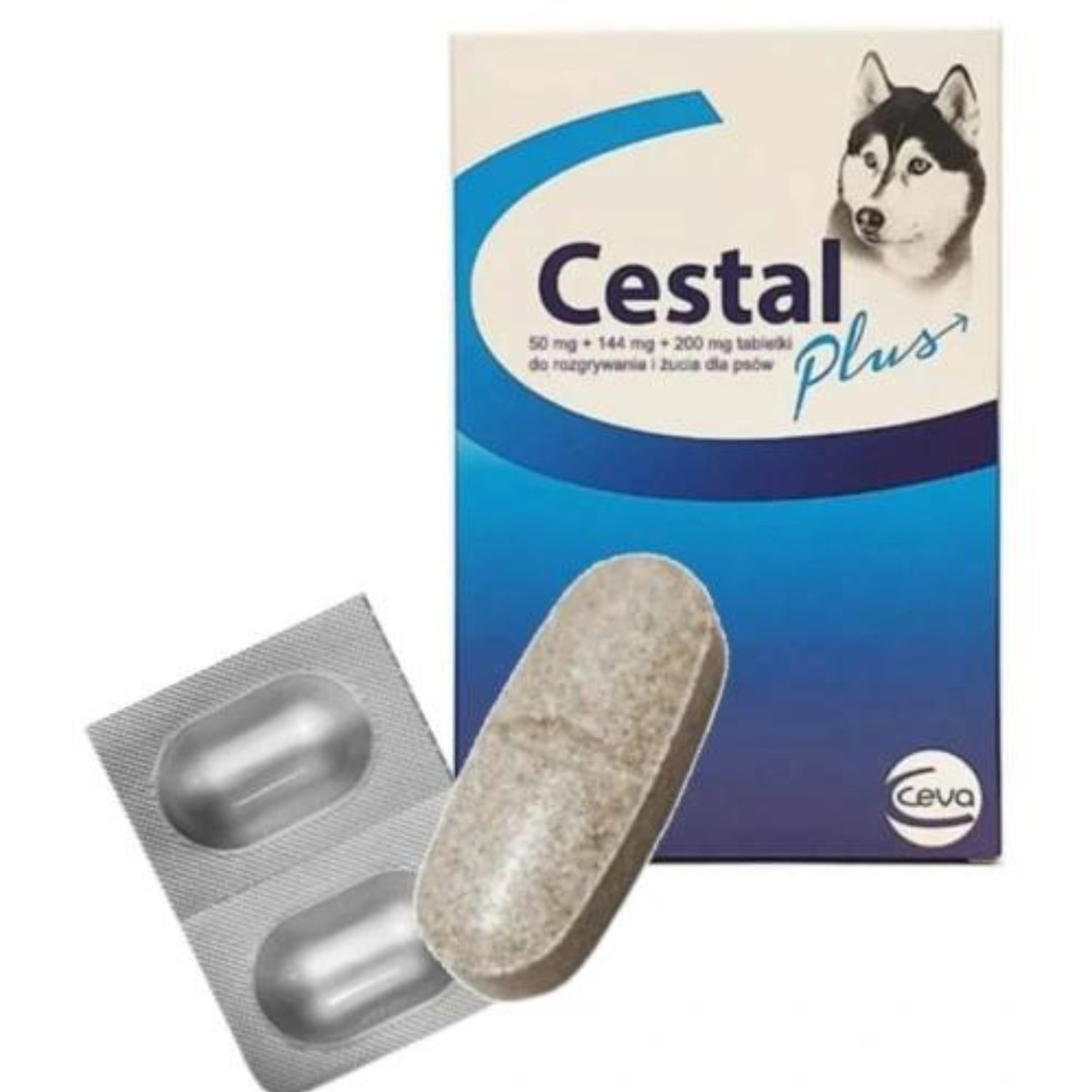 CEVA Cestal Plus - tablety na odčervení pro psy - 2 ks - foto 2