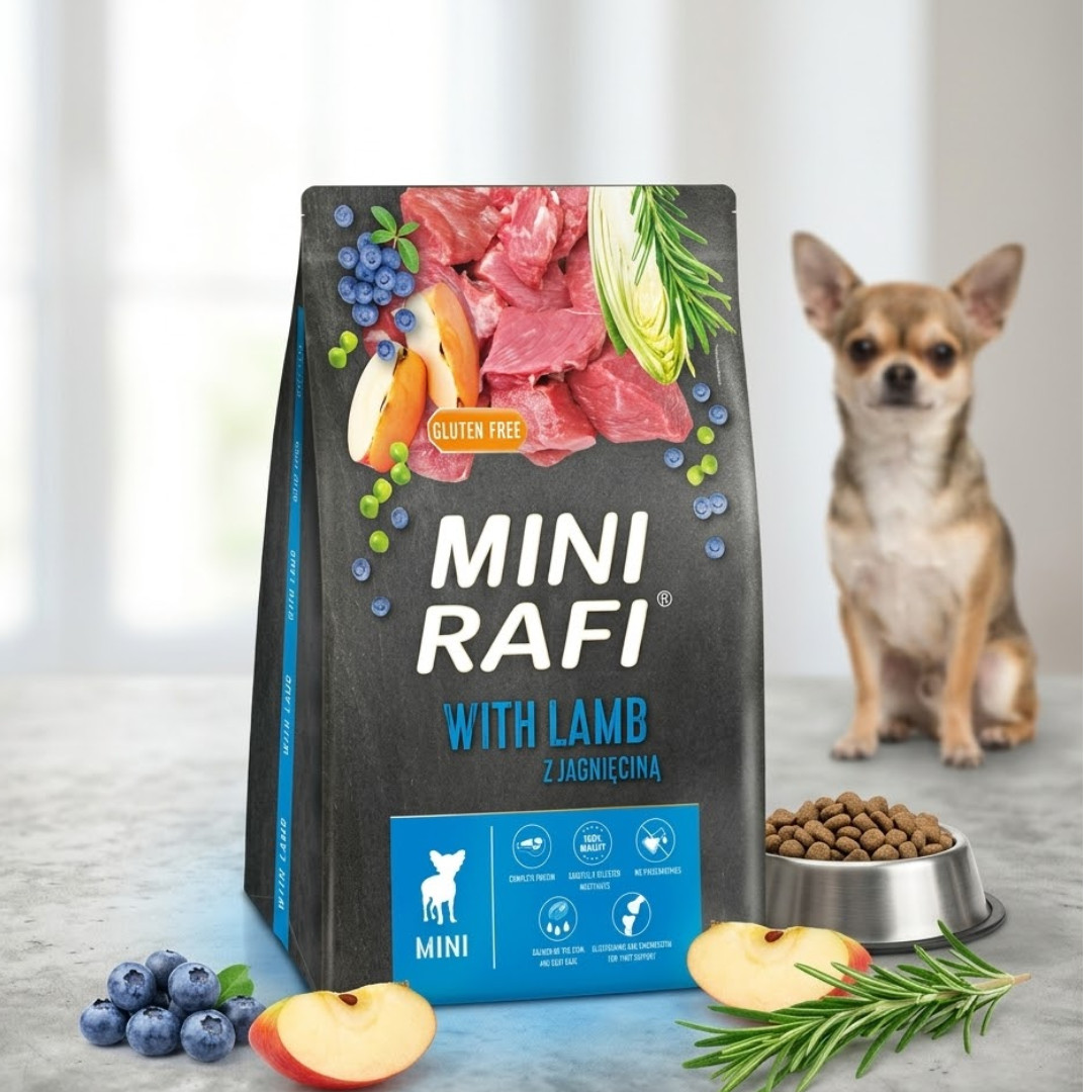 RAFI Mini with lamb - suché krmivo pro psy - 3kg - foto 2