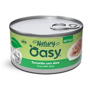 OASY Natury Soft Jelly Tuna with aloe - mokré krmivo pro kočky - 150g - foto 1