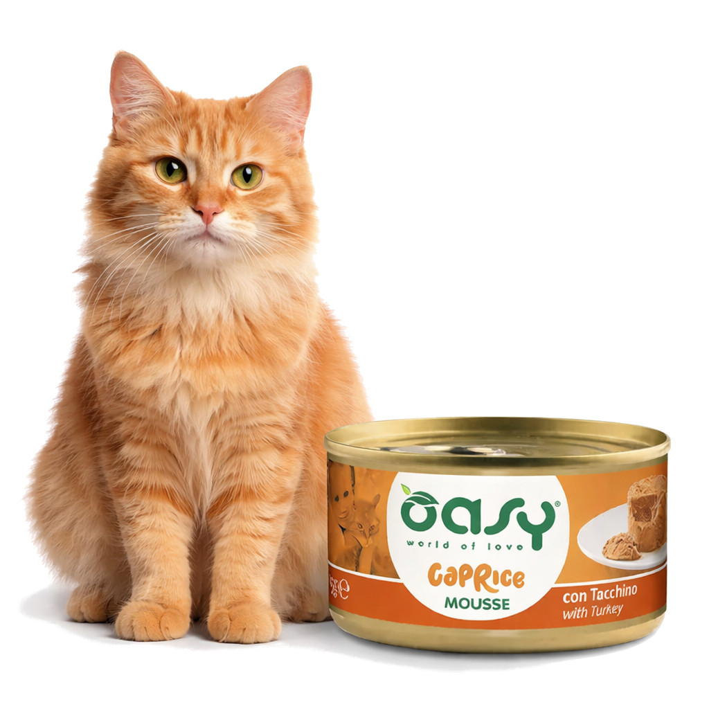 OASY Caprice Mousse Turkey - mokré krmivo pro kočky - 85g - foto 3