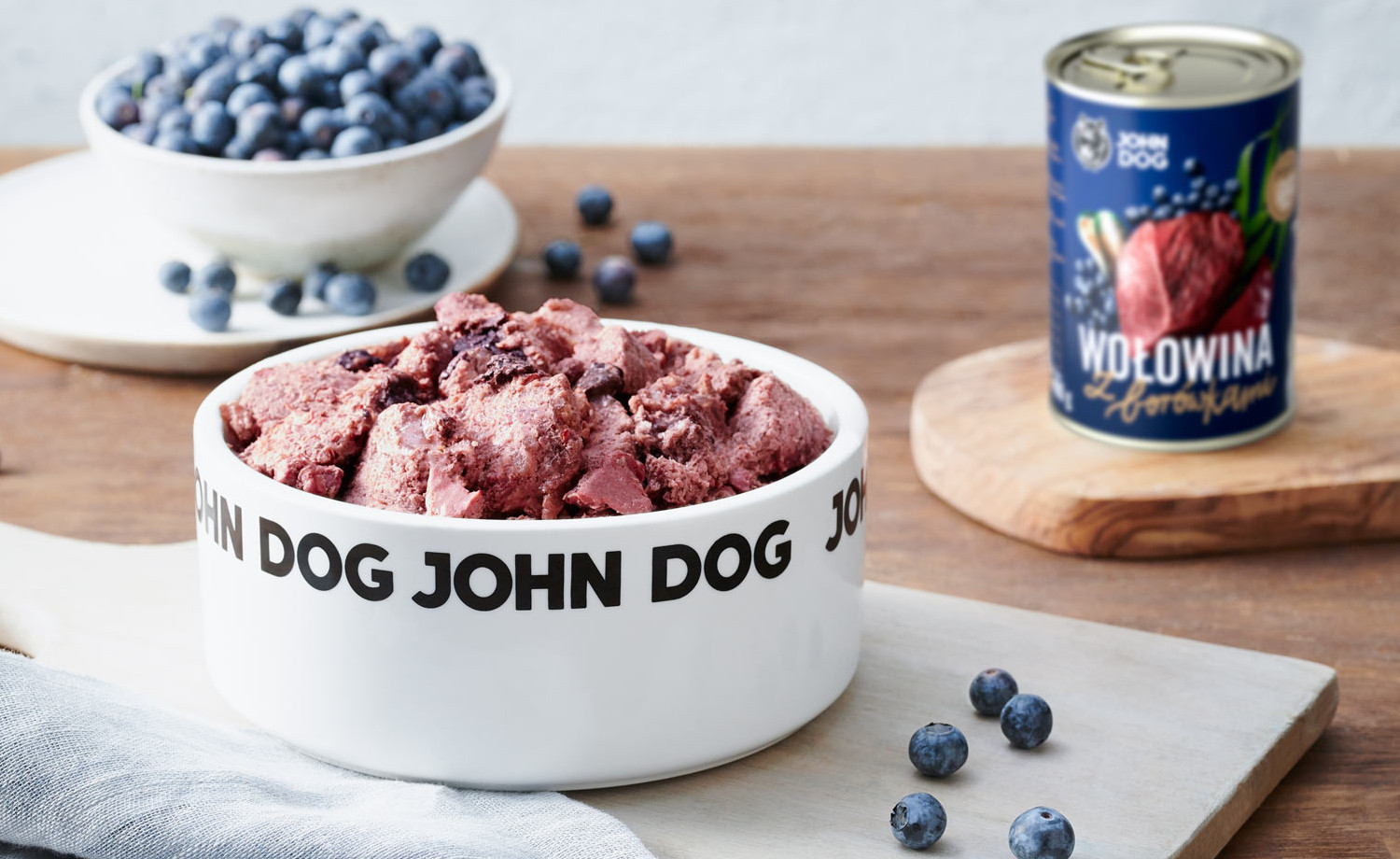 JOHN DOG Berry line Beef with blueberries - vlhké krmivo pro psy - 800g - foto 3