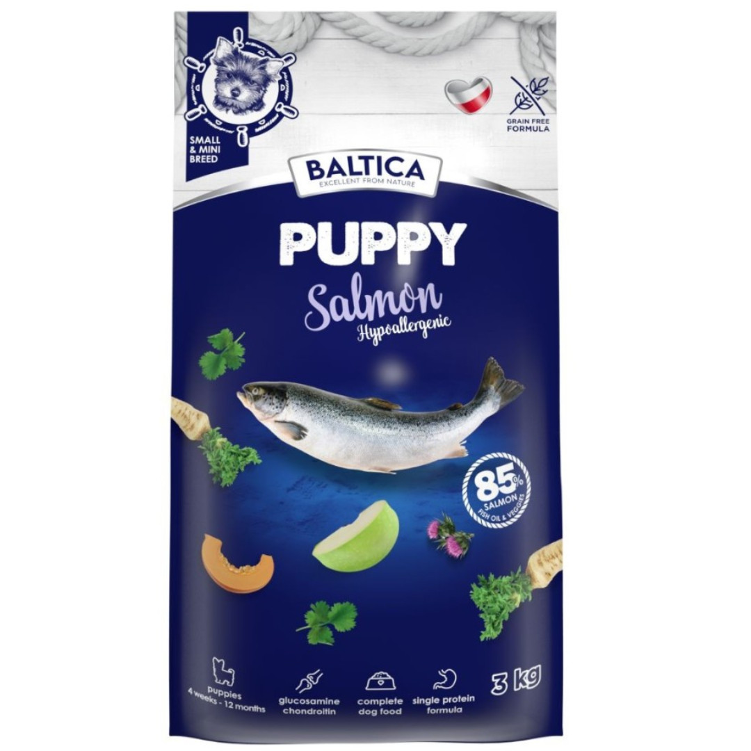 BALTICA Excellent Puppy Mono Salmon Hypoallergenic Small breeds - suché krmivo pro psy - 3kg - foto 1