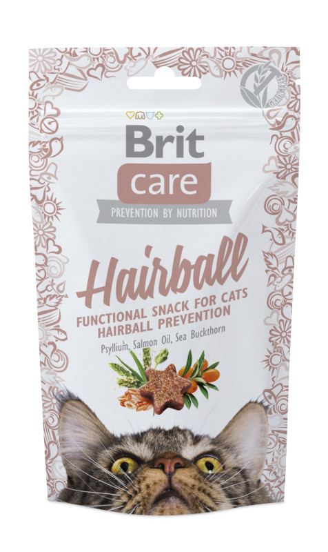 BRIT Care Cat Snack Hairball - pamlsek pro kočky - 50 g - foto 1