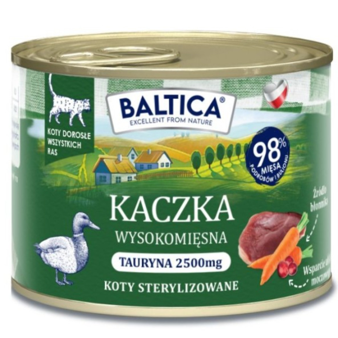 BALTICA Chuť regionů Mono Kachna - mokré krmivo pro kočky - 6x185g - foto 1