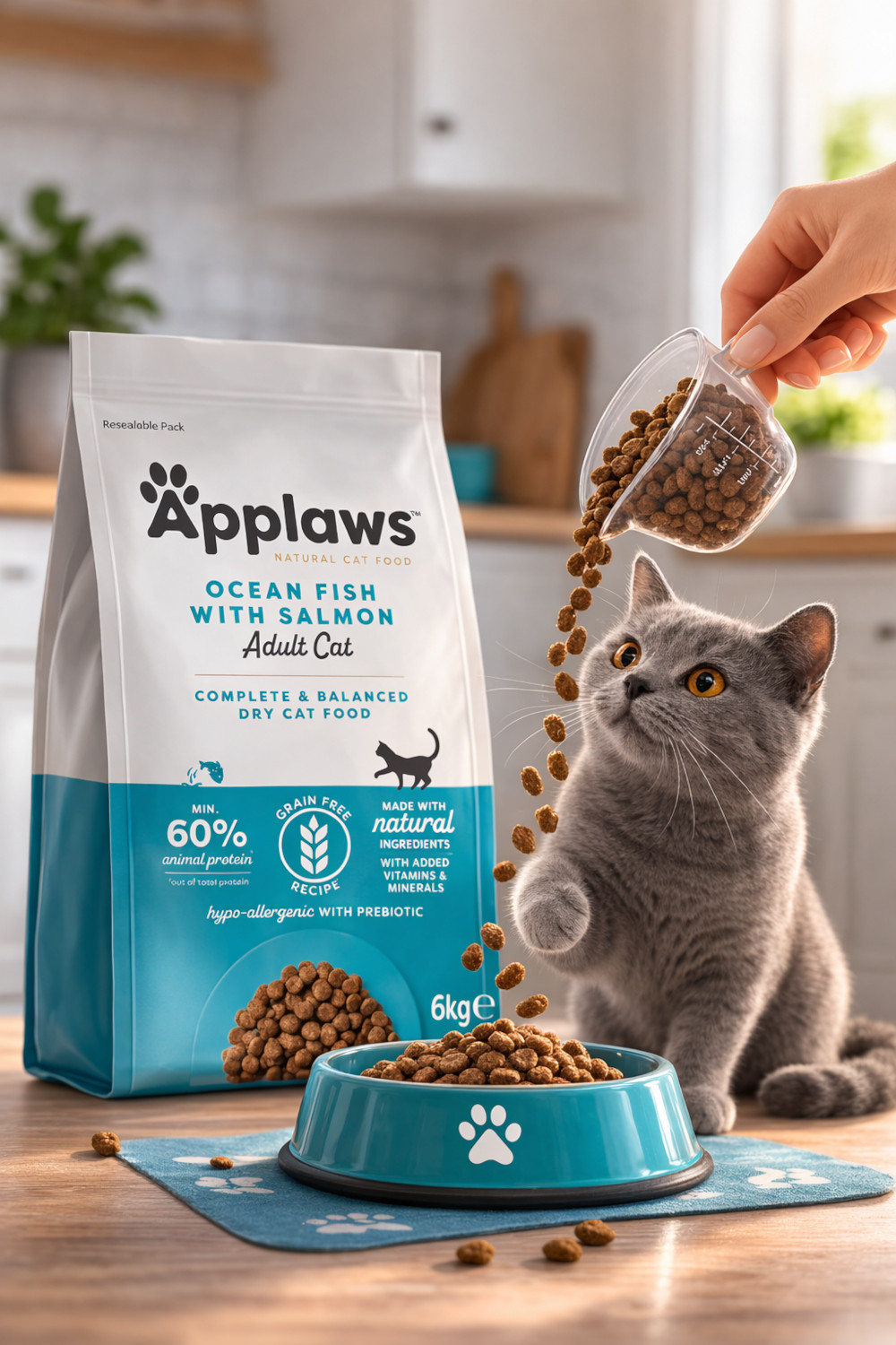 APPLAWS Ocean fish with salmon- suché krmivo pro kočky - 6kg - foto 3