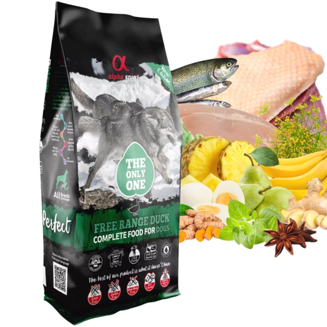 ALPHA SPIRIT Duck - suché krmivo pro psy - 12kg - foto 2