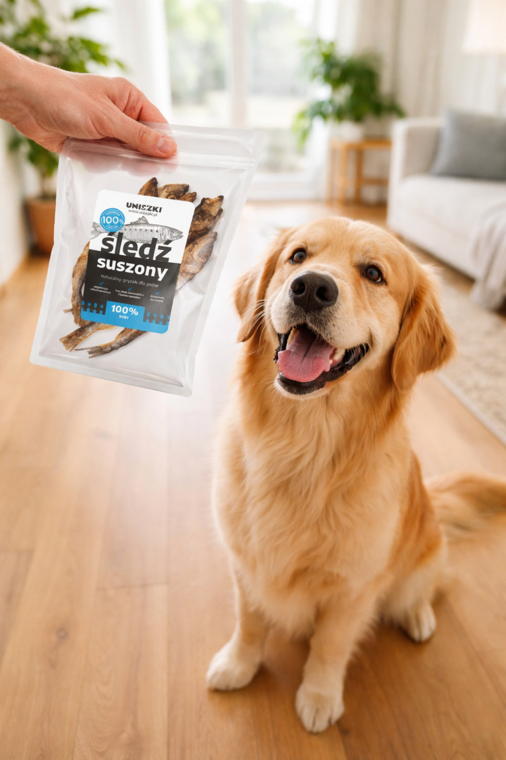 UNISZKI Sušený sleď – pamlsek pro psy – 50 g - foto 3