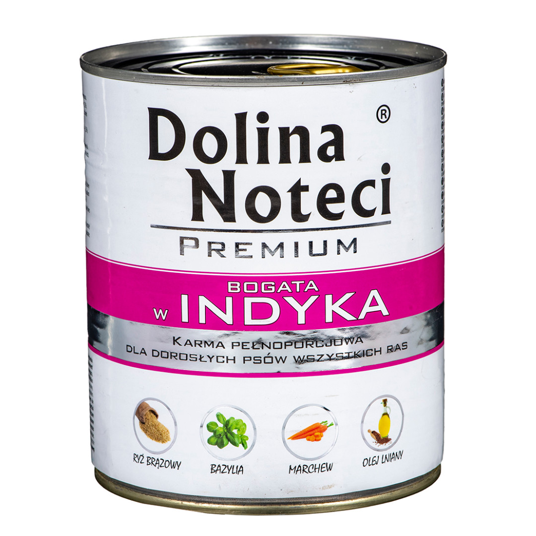 DOLINA NOTECI Premium Rich in turkey - Mokré krmivo pro psy - 800 g - foto 1
