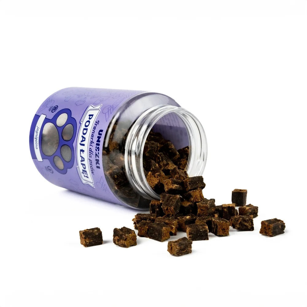UNISZKI Tréninkové pamlsky Podaj łapę MIX chutí - pamlsek pro psy - 10x150g - foto 17