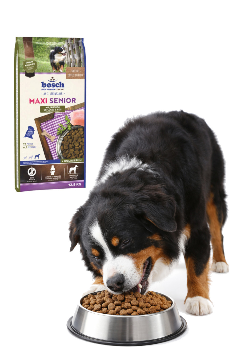 BOSCH Maxi Senior Drůbež a rýže – suché krmivo pro psy – 12,5 kg - foto 3