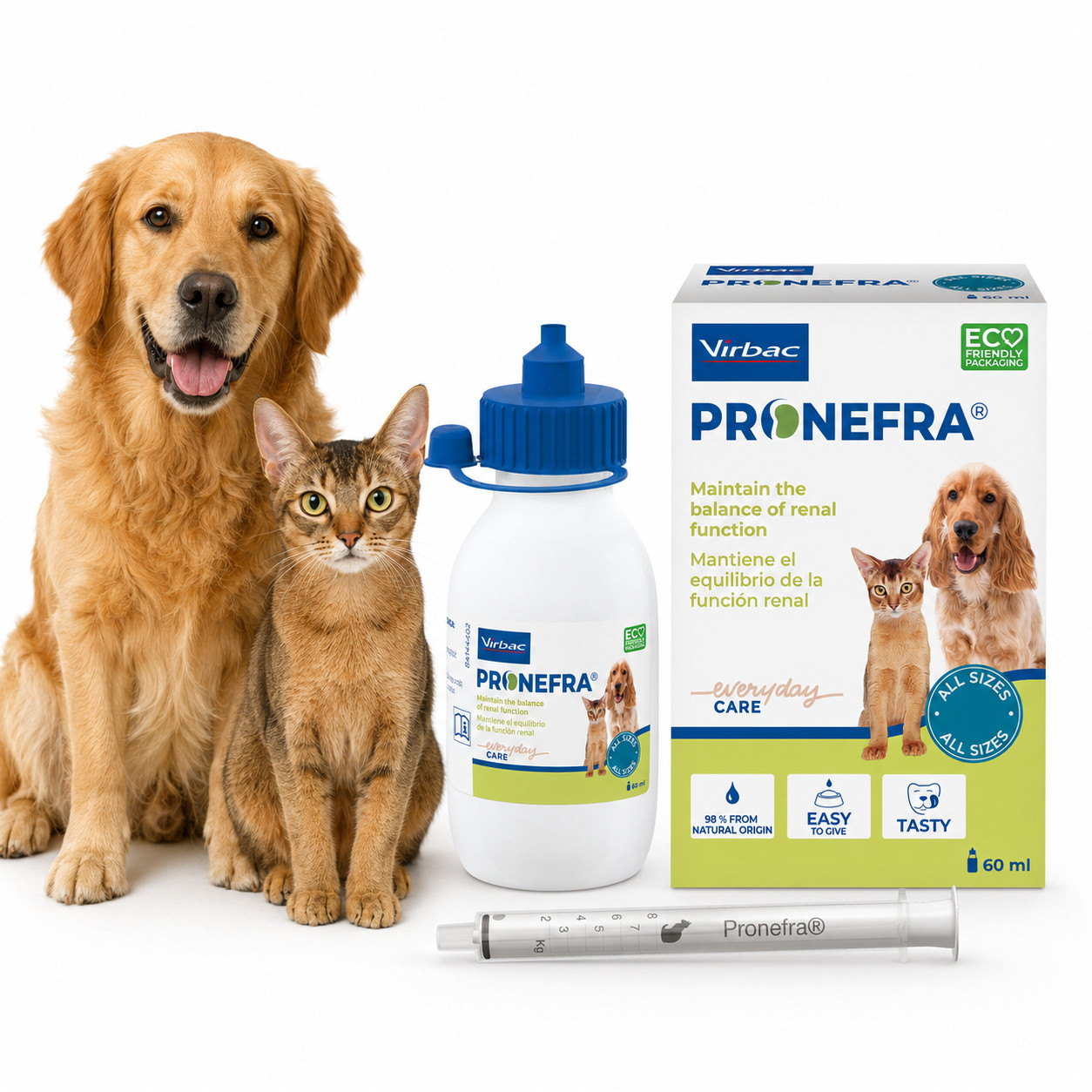 VIRBAC Pronefra Kidney support - doplňky stravy pro psy a kočky - 60ml - foto 4