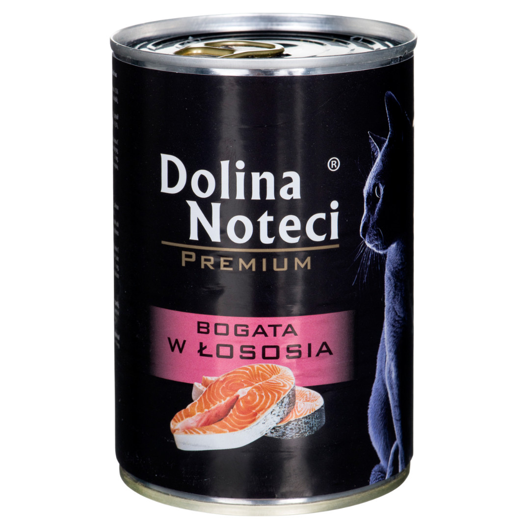 Dolina Noteci Premium bohaté na losos - mokré krmivo pro kočky - 400g - foto 1