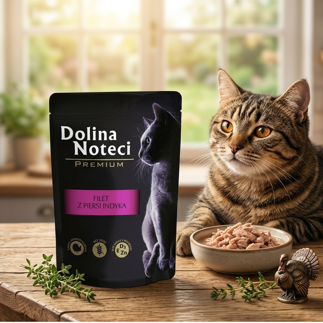 DOLINA NOTECI Premium Turkey fillet - mokré krmivo pro kočky - 85g - foto 2