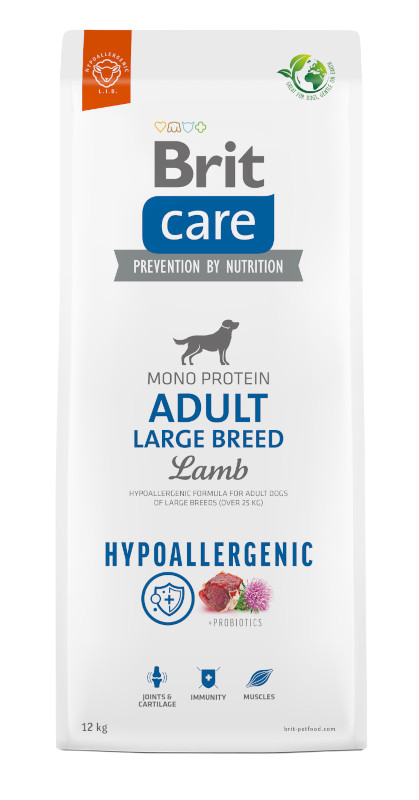 BRIT Care Hypoallergenic Adult Large Breed Lamb - suché krmivo pro psy - 12 kg - foto 1