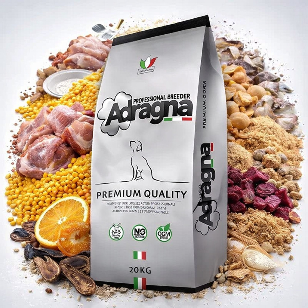 ADRAGNA Breeder Daily with lamb - suché krmivo pro psy - 20kg - foto 2