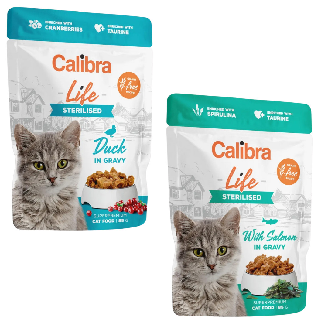 CALIBRA Cat Life Sterilised - mokré krmivo pro kočky - 12x85g - foto 2