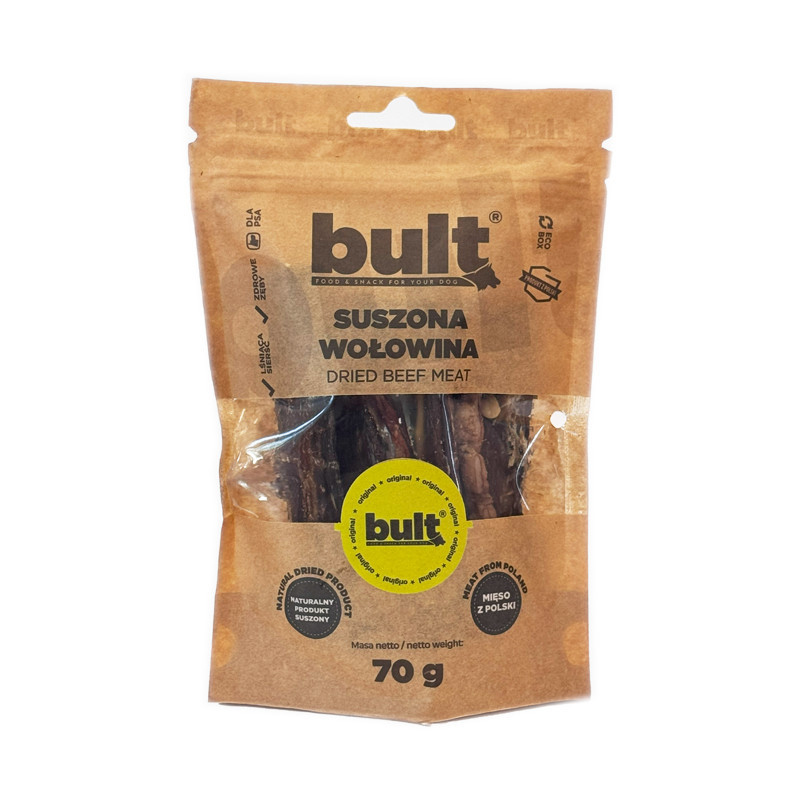 BULT Eko Sušené hovězí maso - pochoutka pro psy - 70g - foto 3