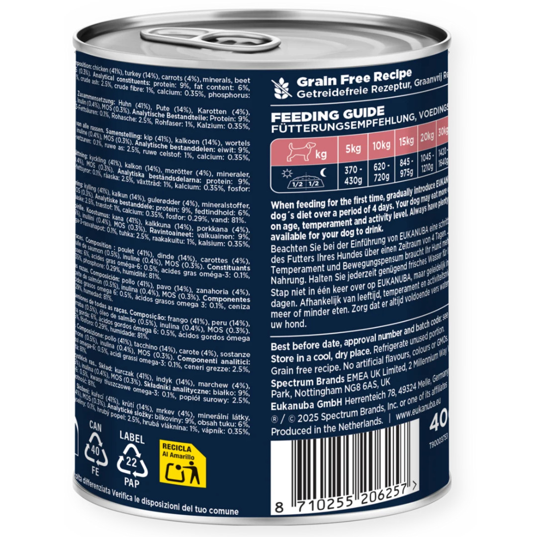 EUKANUBA Life Care Senior MIX příchutí - vlhké krmivo pro psy - 24x400g - foto 4