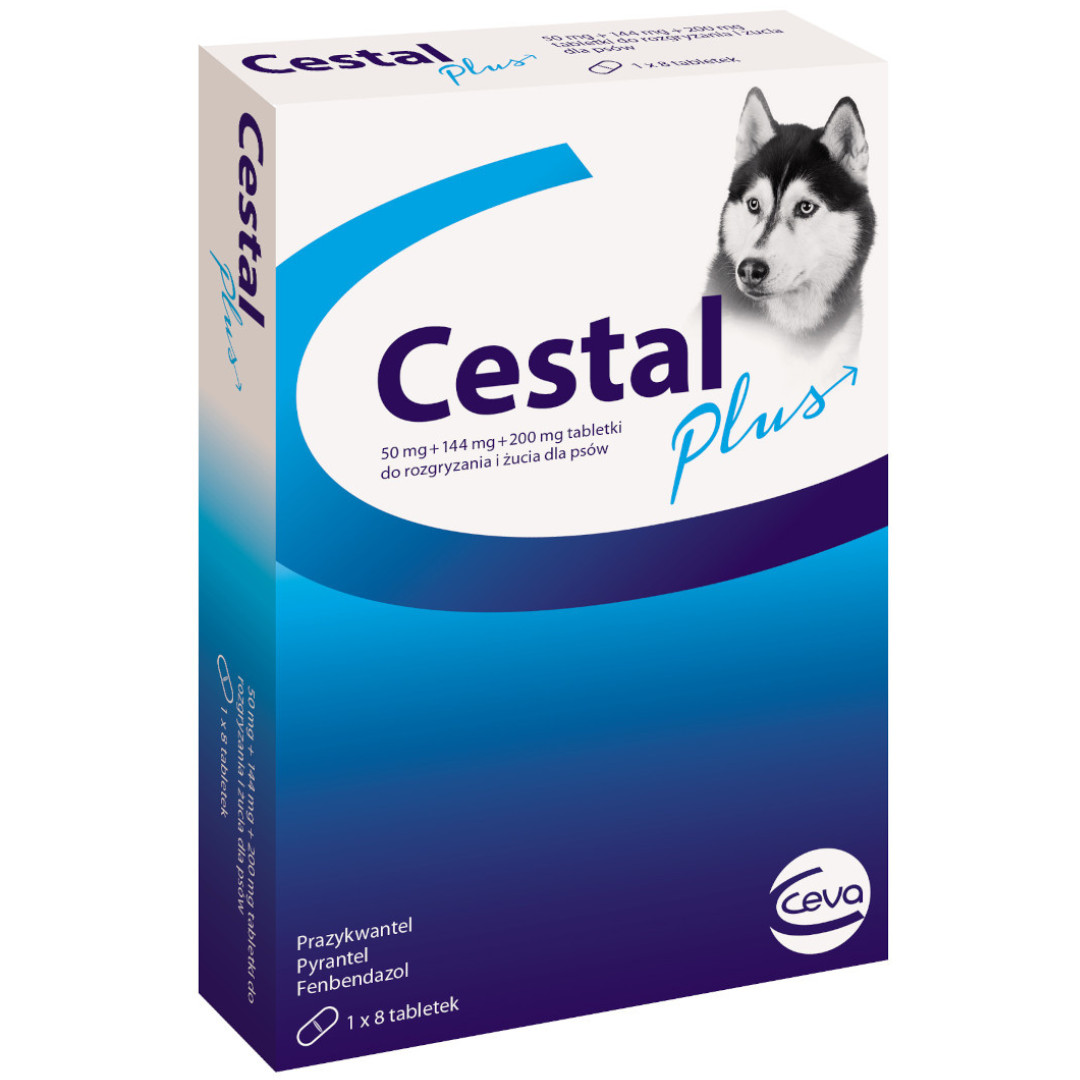 CEVA Cestal Plus - tablety na odčervení pro psy - 8 ks - foto 1