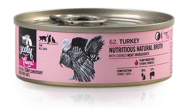 3COTY Turkey Cheers! - mokré krmivo pro kočky - 6x75g - foto 9