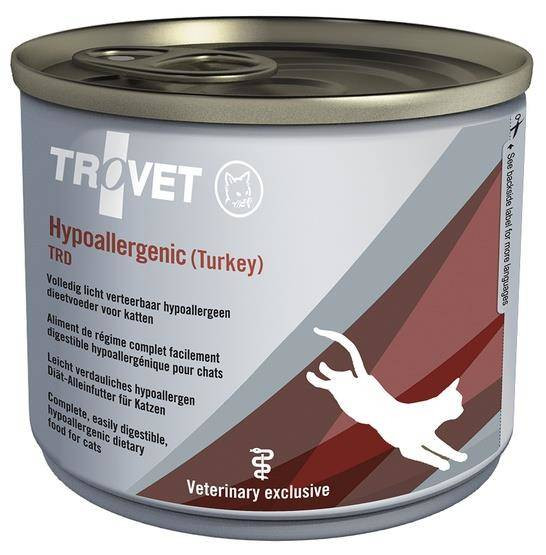TROVET Hypoallergenic TRD with turkey - mokré krmivo pro kočky - 200g - foto 2