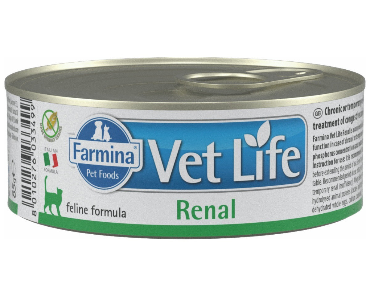 FARMINA Vet Life Natural Diet Cat Renal – mokré krmivo pro kočky – 85 g - foto 3
