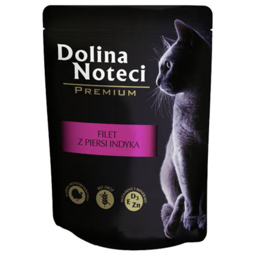 DOLINA NOTECI Premium Turkey fillet - mokré krmivo pro kočky - 85g - foto 1