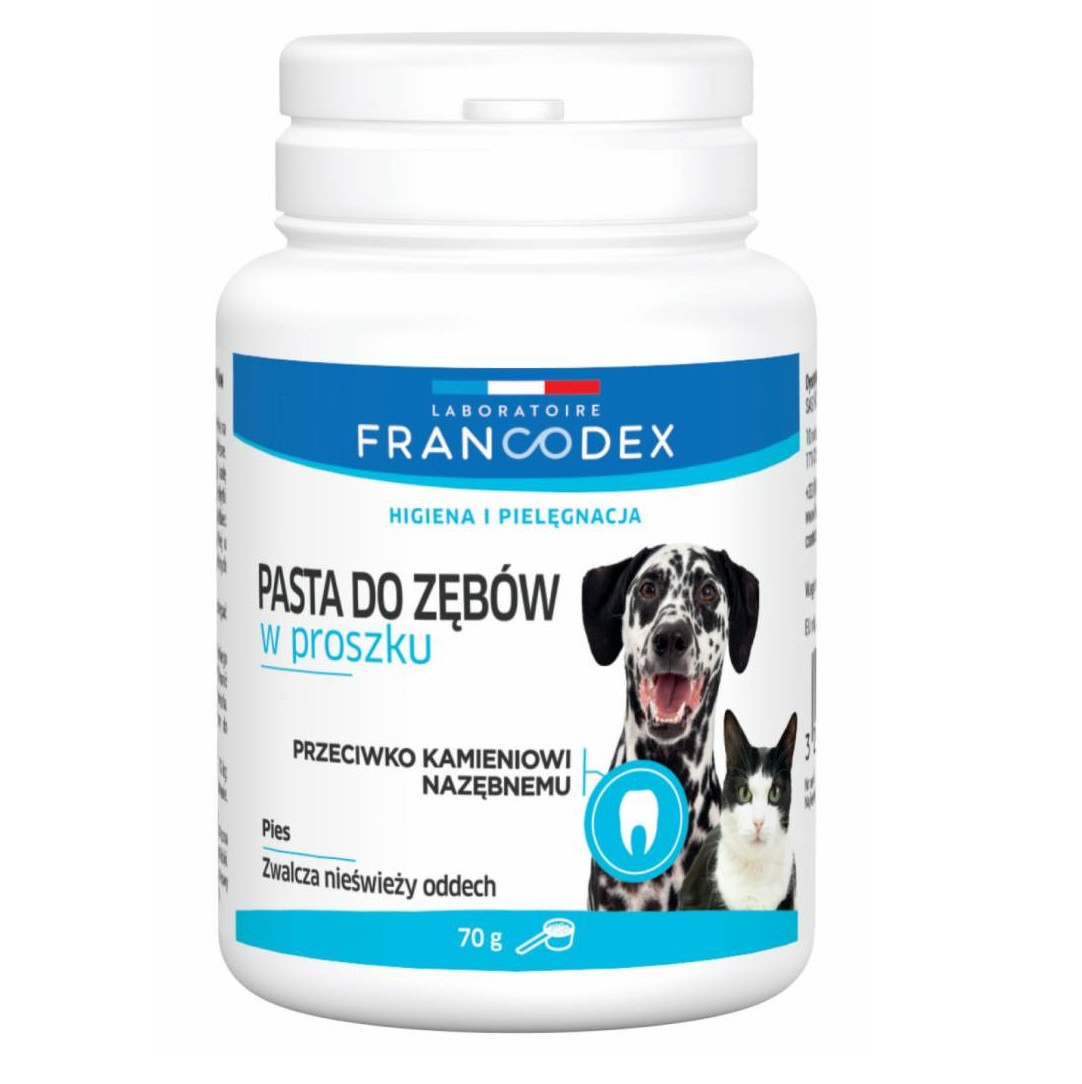FRANCODEX - zubní pasta v prášku pro psa a kočku – 150g - foto 1
