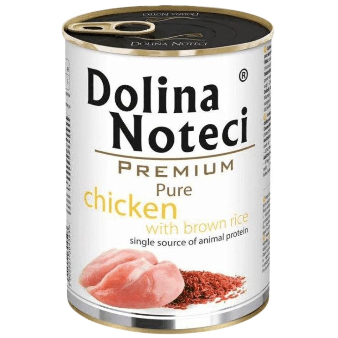 Dolina Noteci Premium Pure mokré krmivo pro psy s kuřecím masem a rýží - 400g - foto 1