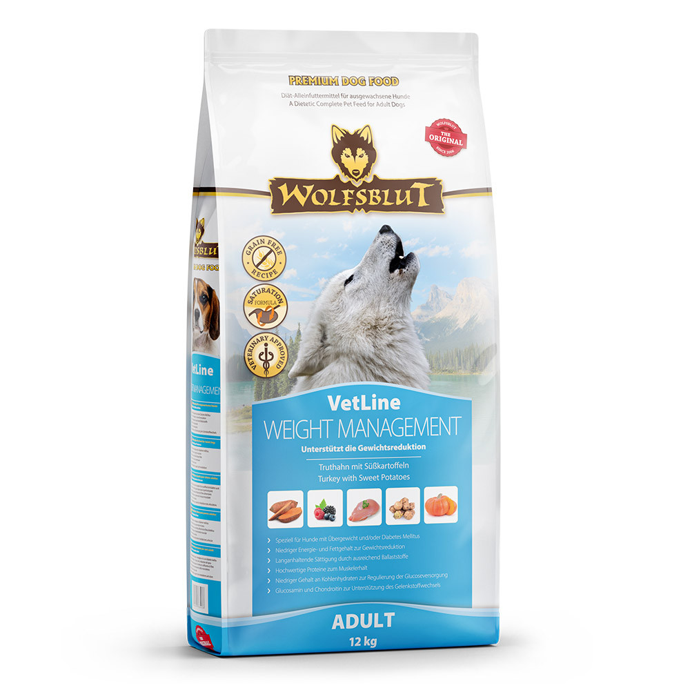 WOLFSBLUT VetLine Weight Management Turkey - suché krmivo pro psy - 12kg - foto 2