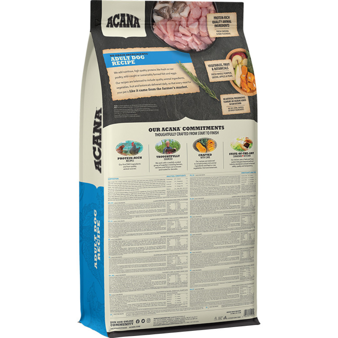 ACANA Dog Adult – suché krmivo pro dospělé psy – 17kg - foto 2